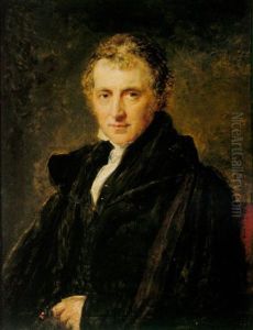 Portrait Of Sir Augustus Wall Callcott In A Black Coat Portrait Of Sir Augustus Wall Callcott In A Black Coat