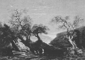 Figures In A Romantic Landscape Figures In A Romantic Landscape