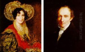 Portrait Of The Reverend Henry George Keene &    Portrait Of Anne Keene, His Wife