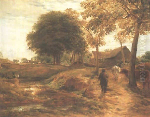 Evening: The Vicinity Of A Farm - view 1
