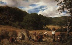 Harvest, When Labor Drinks His Boiling Sweat To Thrive - Chapman's Hesiod by William Linnell