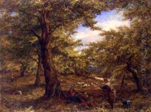 Under The Beech Tree by William Linnell