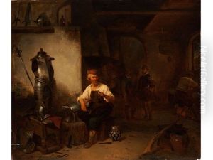 In Der Waffenschmiede by Willem Linnig the Elder