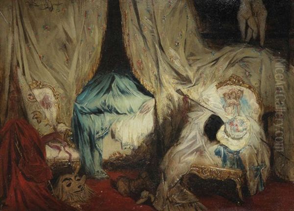 Apres Un Bal Masque (+ Trois Personnages (study), Verso) - view 1