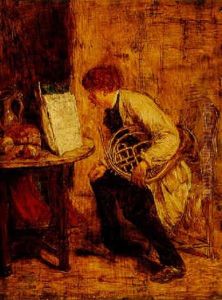 Le Corniste by Willem Linnig the Younger
