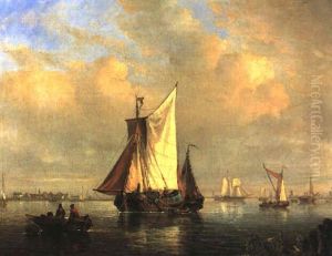 Shipping In A Calm Before A Town Shipping In A Calm Before A Town