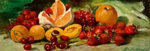 "bodegon De Frutas" by Blas Benlliure Y Gil