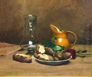 Bodegon Sobr Una Mesa by Blas Benlliure Y Gil