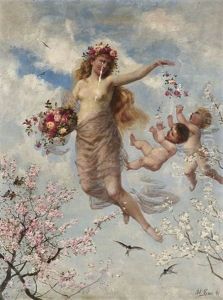 Allegorie Auf Den Fruhling by Adolf Lins
