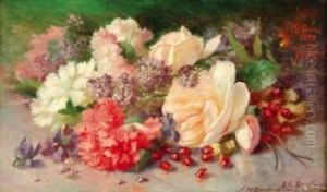 Bouquet De Flores by Blas Benlliure Y Gil