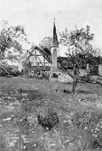 Federvieh Auf Sommerlicher Wiese Vor Einem Kleinen Dorf Im Westerwald by Adolf Lins