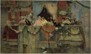 Il Carnevale Di Roma by Jose Benlliure Y Gil