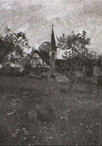 H_hner Auf Der Wiese Vor Altem Gehoft