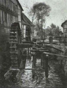 Wassermuhle Im Hessischen. Fr_hjahrsstimmung