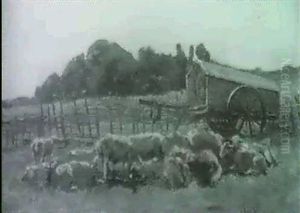 A Sheep Fold by Adolf Lins