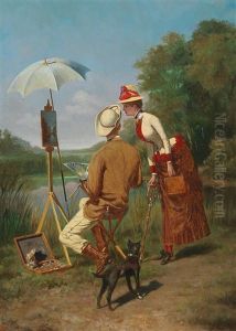 The Painter And The Onlooker by Johannes Linse