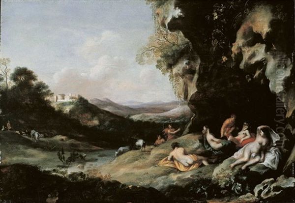 Landschaft Mit Nymphen Und Satyrn - view 1
