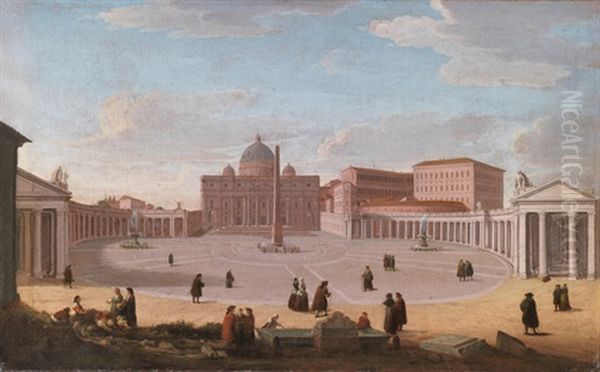 Piazza San Pietro A Roma - view 1