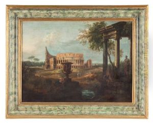 Veduta Del Colosseo by Hendrick Frans van Lint