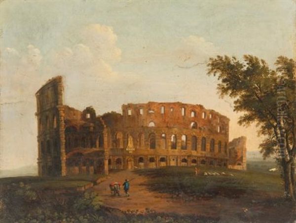 Rome, A View Of The Colosseum - view 1