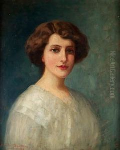 Retrato De Dama by Juan Antonio Benlliure y Gil