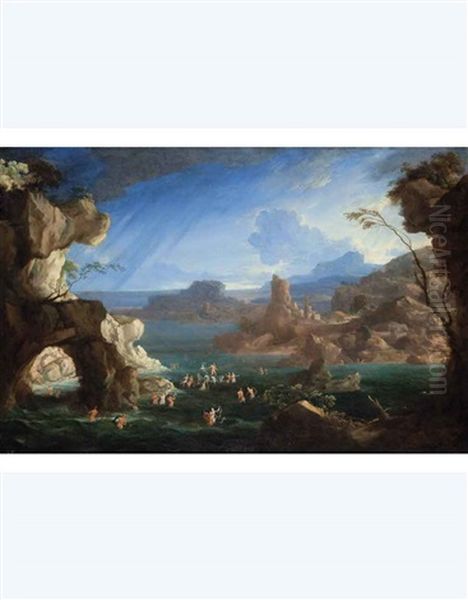 Paesaggio Marino Con Il Trionfo Di Galatea - view 1
