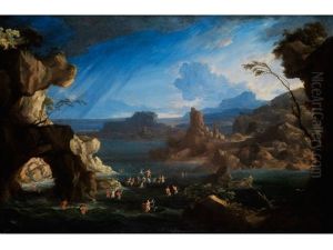 Triumphzug Der Galathea by Hendrick Frans van Lint