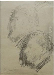 Retratos De Perfil by Mariano Benlliure Y Gil