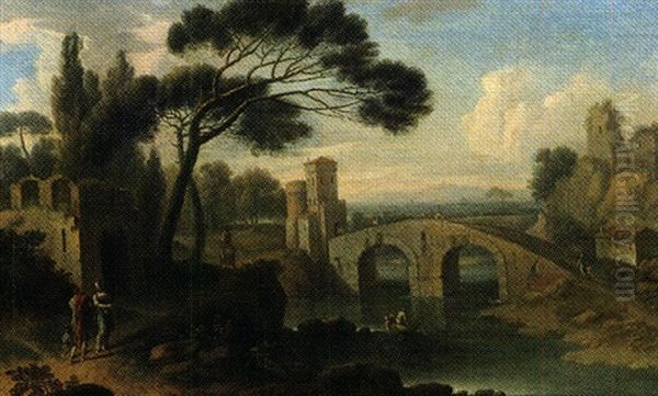 Paysage Fluvial De La Campagne Italienne - view 1