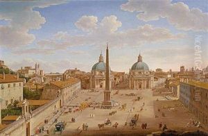 The Piazza Del Popolo, Rome