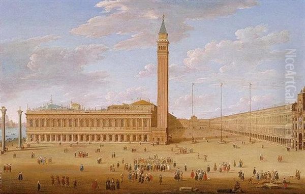 The Piazza San Marco With The Piazetta, Venice - view 1
