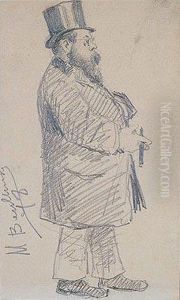 Retrato De Toulouse Lautrec by Mariano Benlliure Y Gil