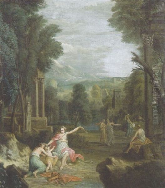 Diana Punishing Cupid, In A Landscape - view 1
