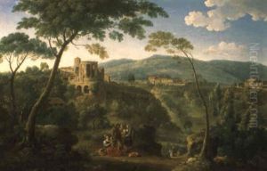 Veduta Del Tempio Della Sibilla A Tivoli
