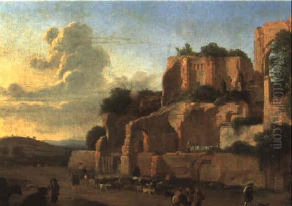 Veduta Delle Rovine Del Palatino Verso Il Circo Massimo - view 1