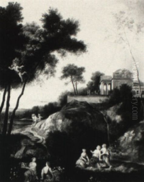 Landscape With Mercury Spying Herse - view 1