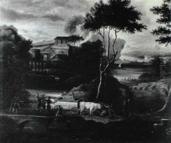 An Italianate Landscape With The Israelites Before The Ark Of The Covenant - view 1