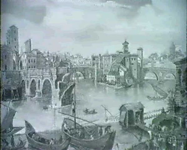 Rome Views On The Tiber - view 1