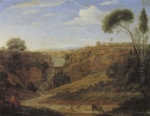 A View Of Tivoli by Hendrick Frans van Lint