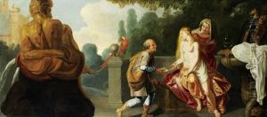 David And Bathsheba by Peter Van Lint