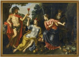 Bacchus, Ceres, Proserpina And Pluto