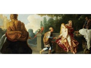 David And Bathsheba by Peter Van Lint