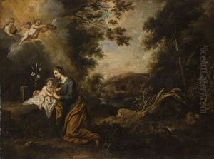 San Giuseppe Col Bambino by Peter Van Lint