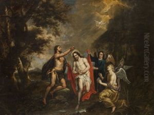 Battesimo Di Cristo by Peter Van Lint