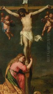 The Crucifixon With Mary Magdalene