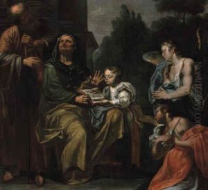 Die Unterweisung Mariens by Peter Van Lint