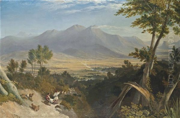 Overlooking The Valley Of Megalopolis, Arcadia, Greece - view 1