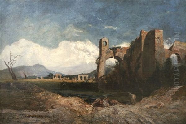 Italienische Ruinenlandschaft - view 1