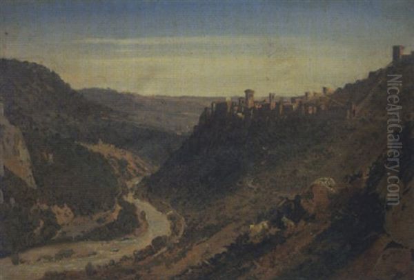 View Of An Italian Hilltop Town - view 1