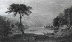 On The Wye Near Tintern by William Linton
